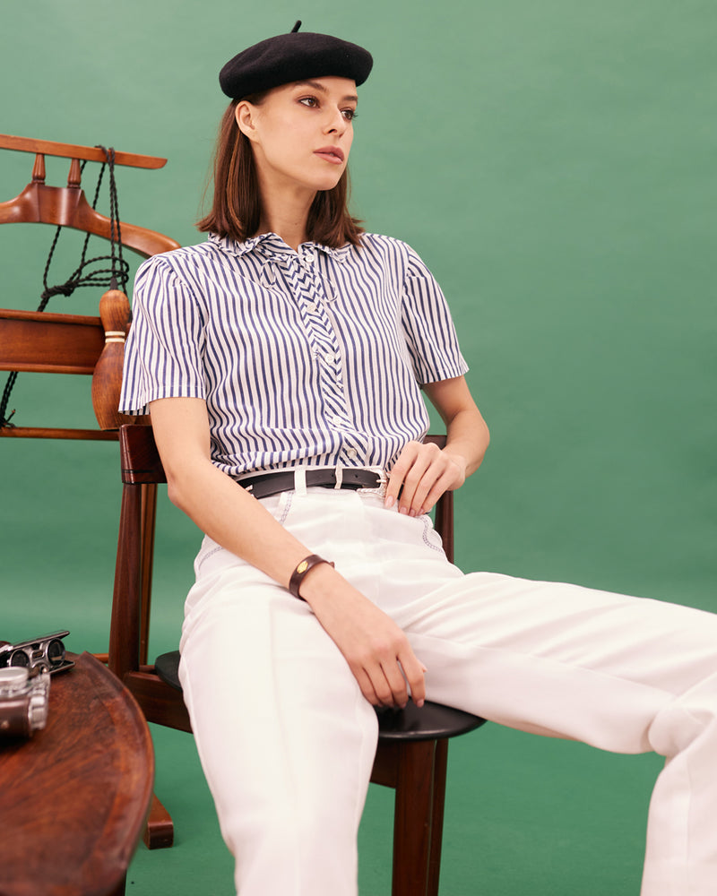 Western Leather Belt - Black