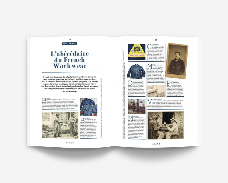Avant Magazine vol.3 vintage french workwear 