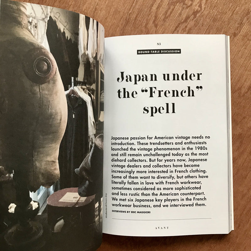 Avant Magazine vol.3 vintage french workwear japan