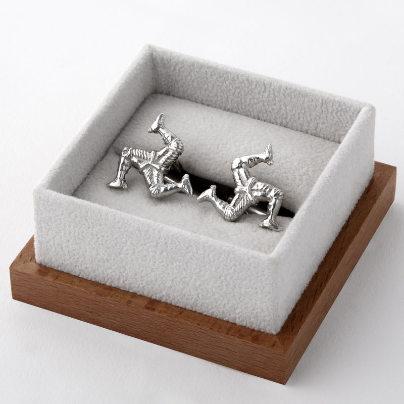 Isle of Man 925 Silver Cufflinks