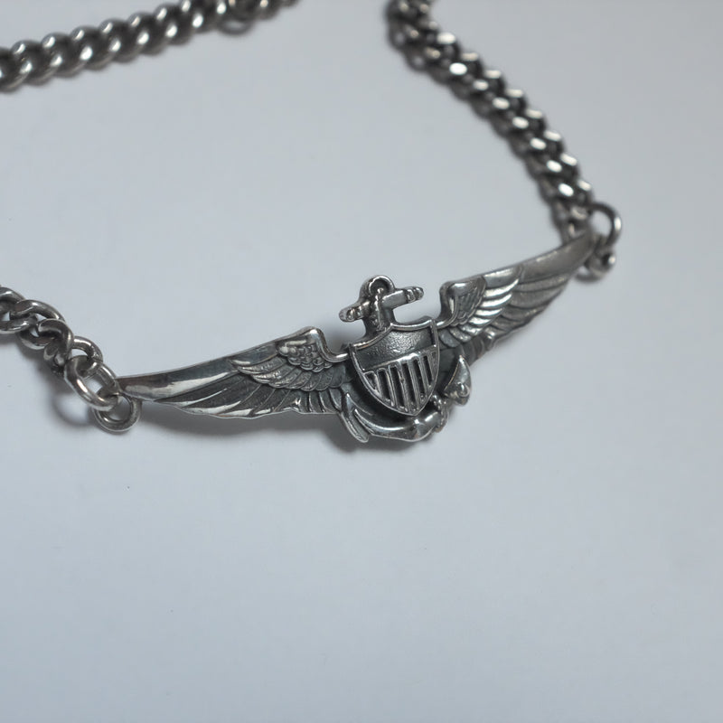 WWII U.S. Navy 925 Silver Bracelet