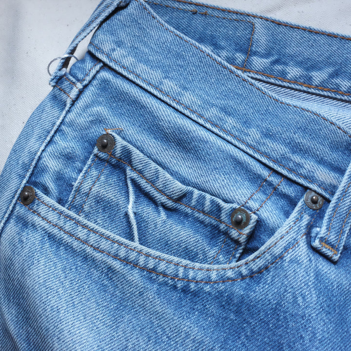 Original Levi's 1980's 501 selvedge Jeans W32 L31 – Made In Eden