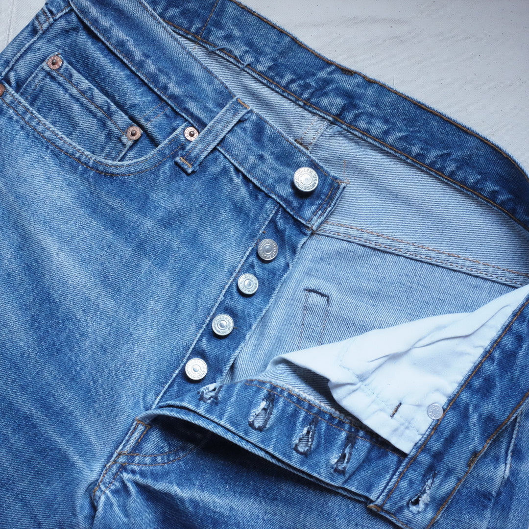 美色☆内股シングル 80s USA製 Levis 501 W38L36 オリジナル