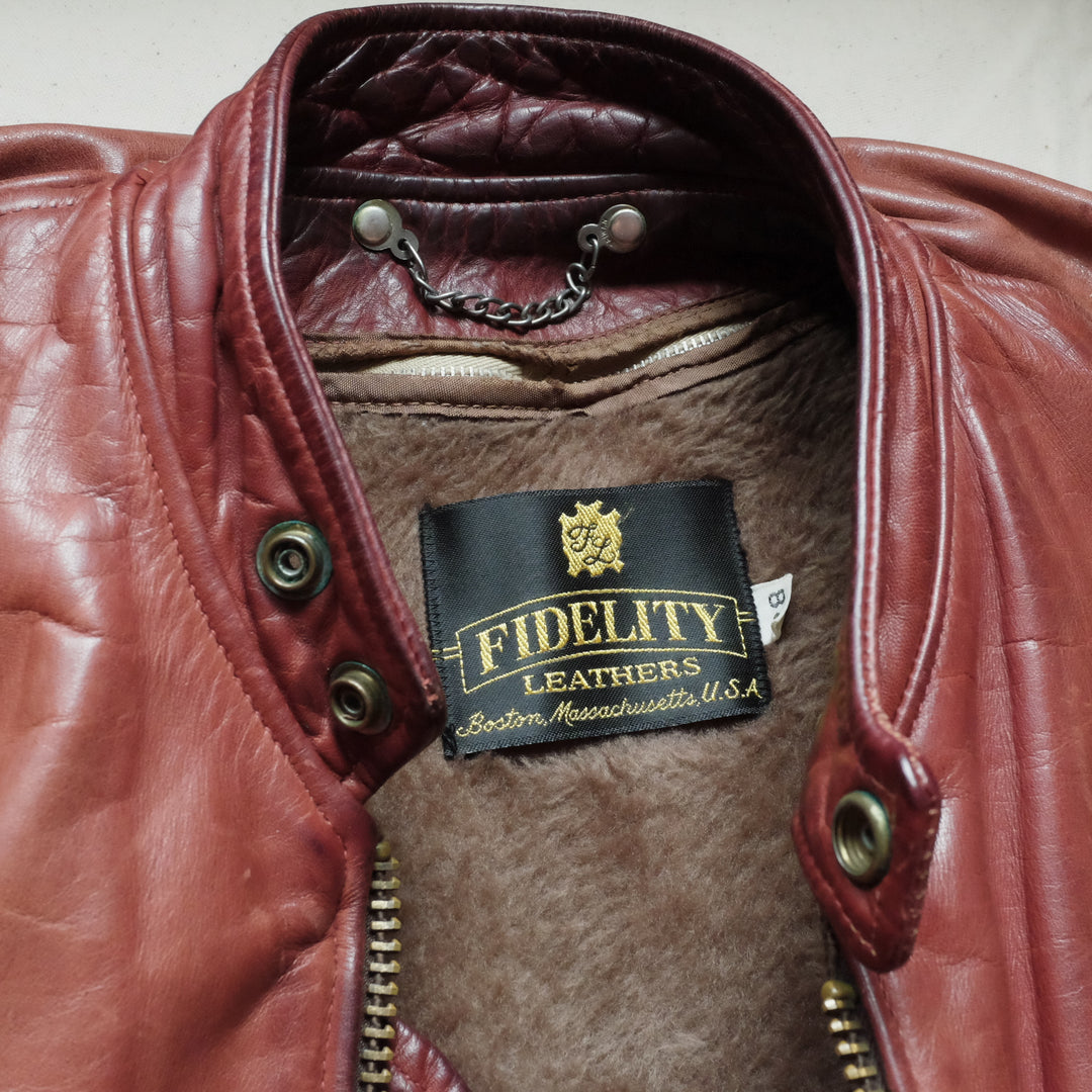 Fidelity Leathers - 1970's Racer Jacket & Fur Vest – Made In Eden