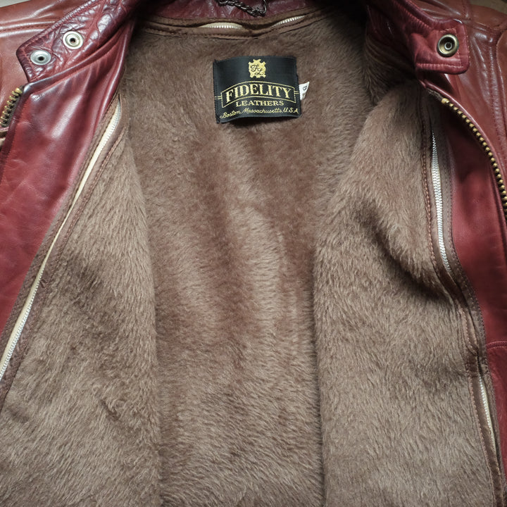 Fidelity Leathers - 1970's Racer Jacket & Fur Vest – Made In Eden