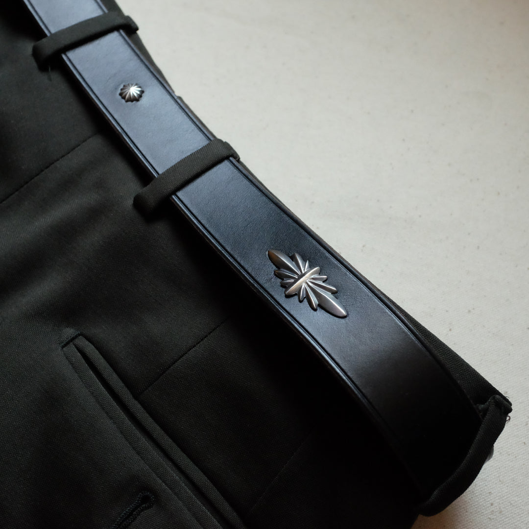 Western Leather Belt - Horween – Made In Eden