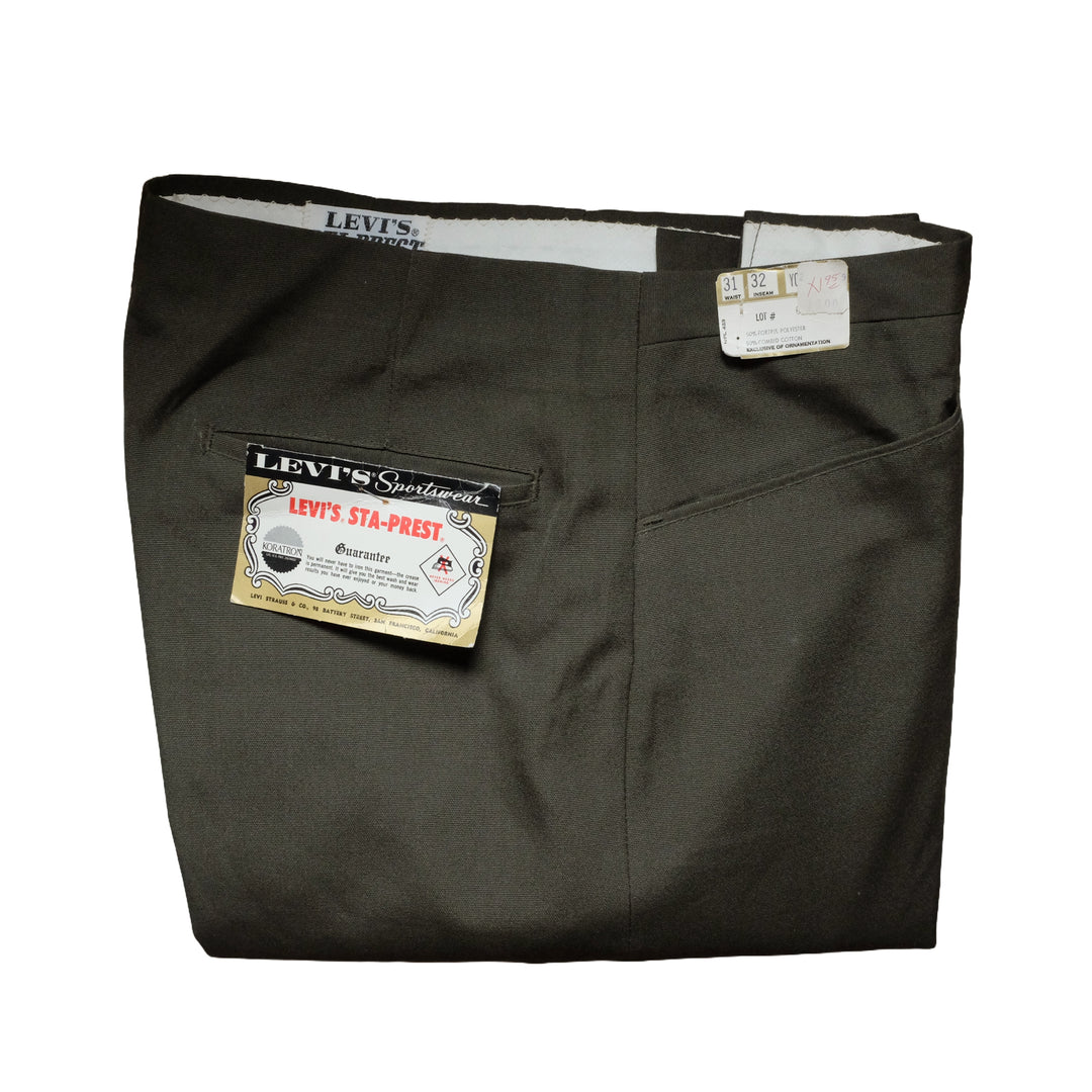 Original Levi's 1960's Deadstock Sta-Prest Chino W31 L32 – Made In