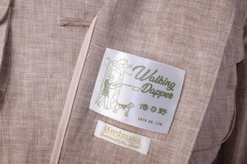 Walking Dapper specials linen safari jacket herdmans royce cheng