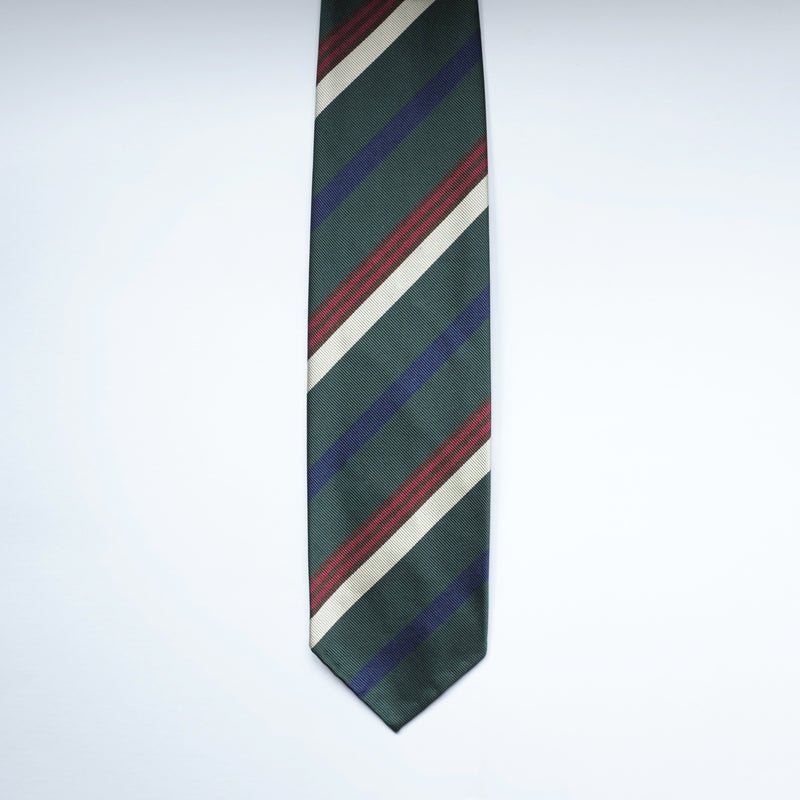 f.marino napoli handmade silk 7 fold ties regimental business attire