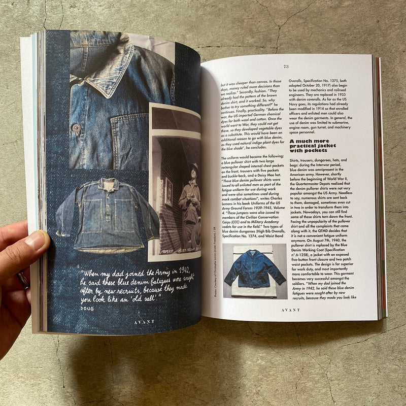 Avant Magazine vol.2 vintage american militaria chore jackets