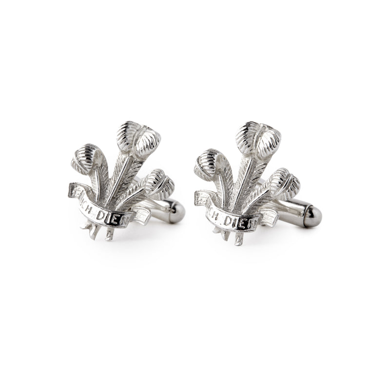 Prince of Wales 925 Silver Cufflinks