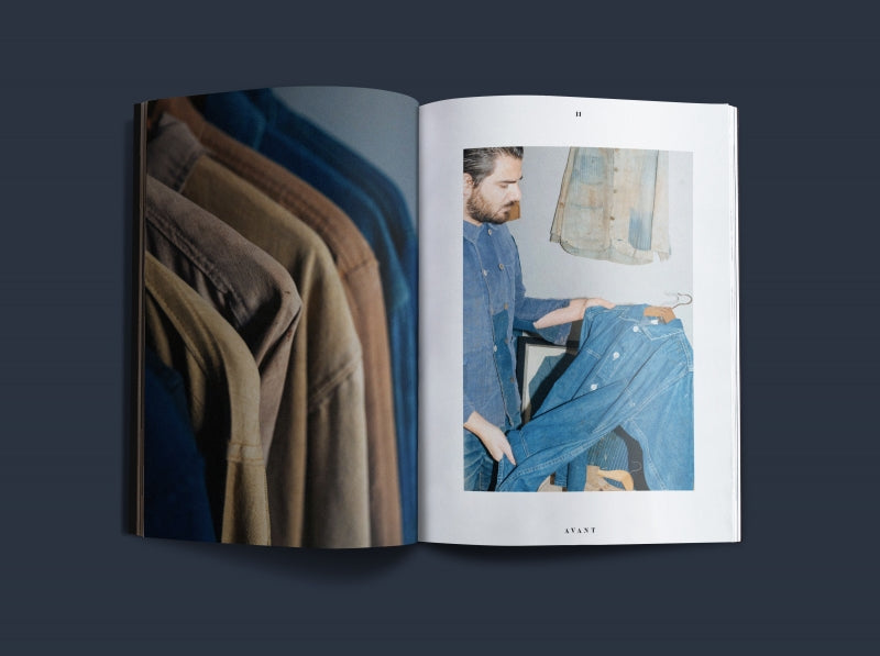 Avant Magazine Collection vintage french american workwear military denim