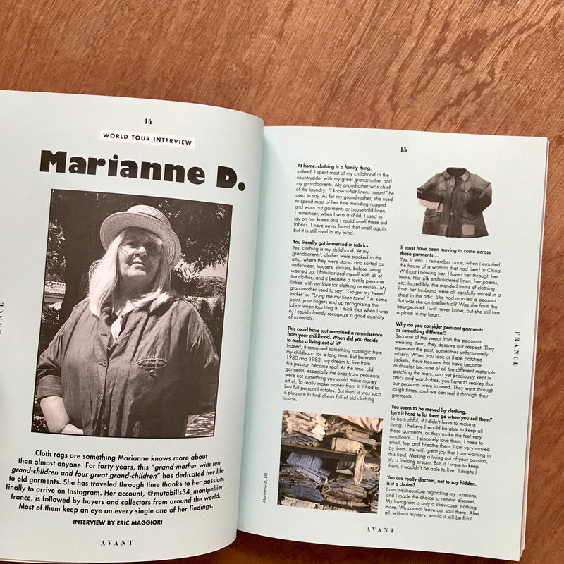 Avant Magazine vol.3 vintage french workwear eric maggiori