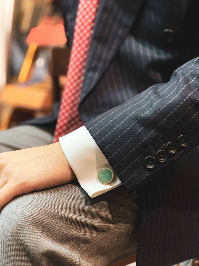 Natural Aventurine Cufflinks